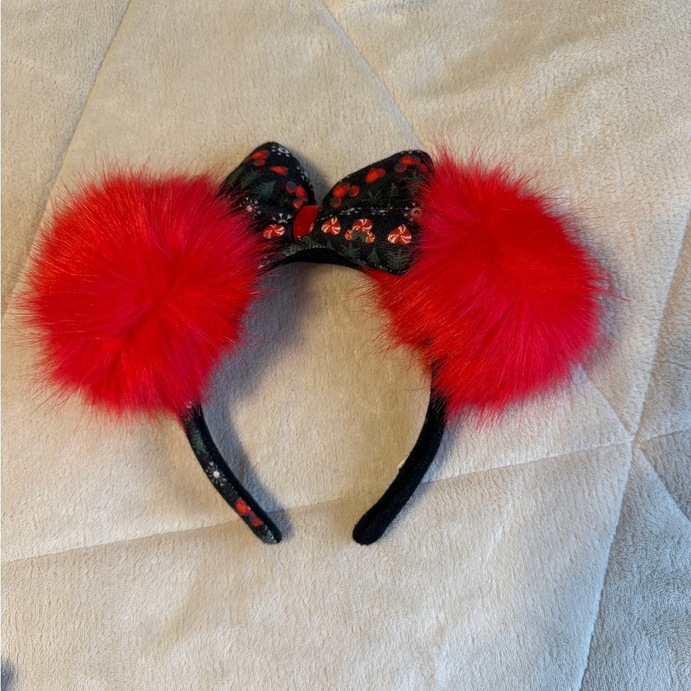 Disney Red and Black Bow Headband